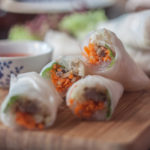 spring rolls z marynowaną wołowiną 1 spring rolls