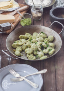 gnocchi z matcha