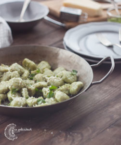 gnocchi z matcha