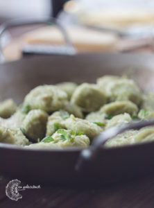 gnocchi z matcha