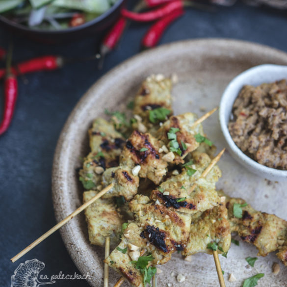 satay z wieprzowiny