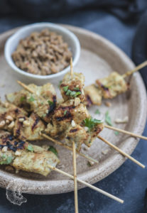 satay z wieprzowiny