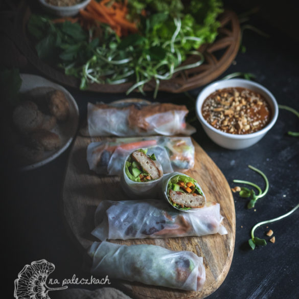 spring rolls z pulpecikami