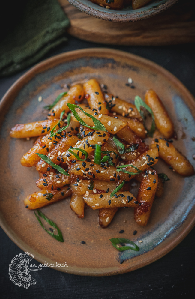 chrupiące tteokbokki