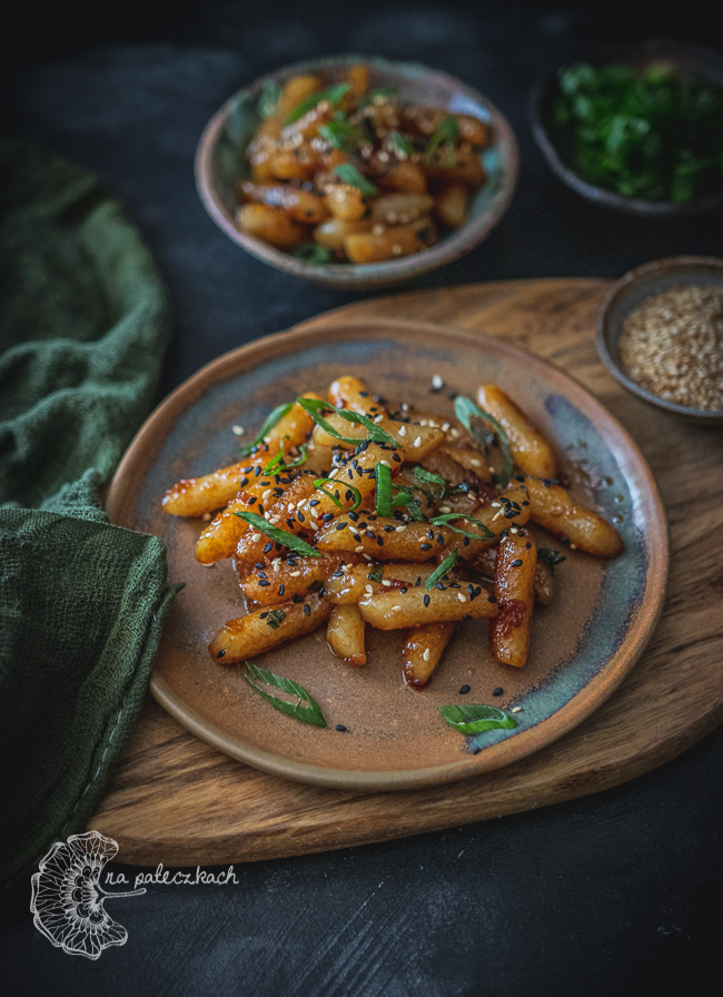 chrupiące tteokbokki