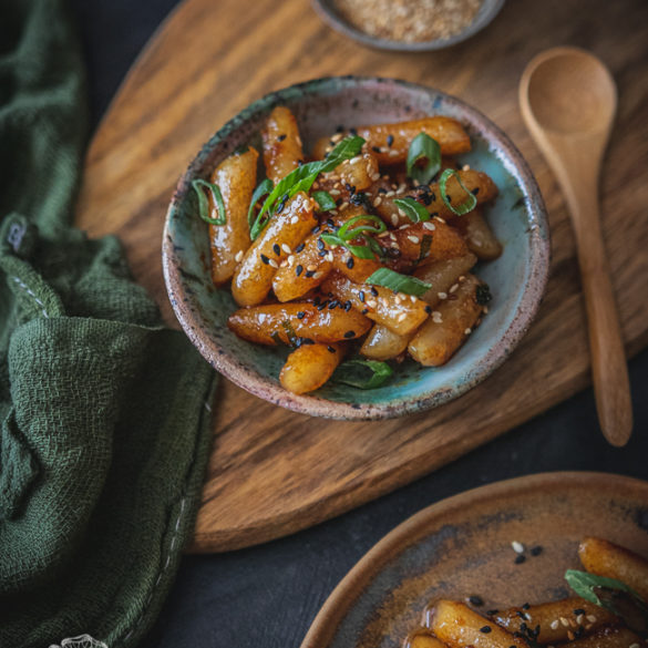 chrupiące tteokbokki