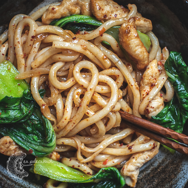 udon z pak choi