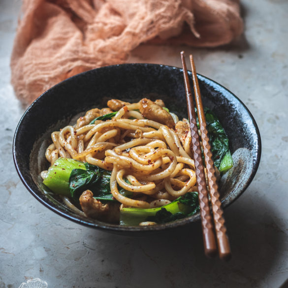 udon z pak choi