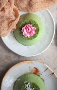 matcha panna cotta