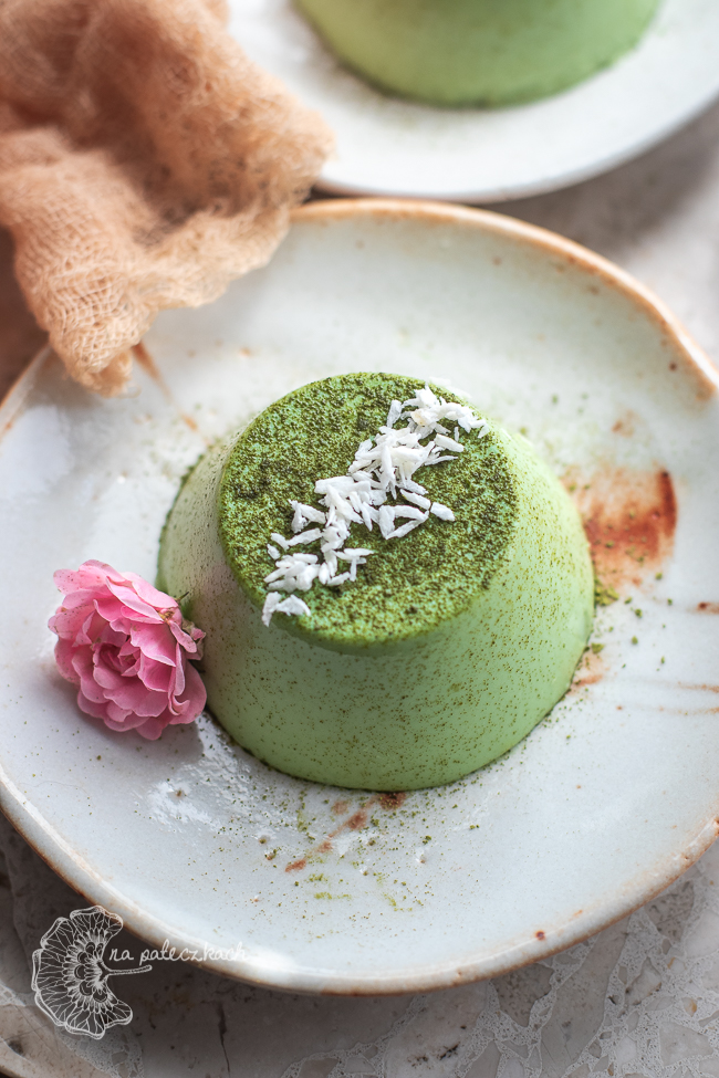 matcha panna cotta 